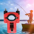 thumbnail image 4 of Removable Fishing Rod Bracket - Boat Fishing Rack ,Aluminum Alloy ,Adjustable Mount Holder ,Boat Rod for Fishing Tackle Tools - Red, 4 of 10