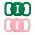 thumbnail image 1 of Funda de silicona oscura antirayaduras compatible con Apple Airtag, adecuada para collares de perros y gatos, 1 of 5