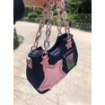 thumbnail image 4 of Splicing Hit Color Handbag Niche Design Chain Cowboy Handbag Star American Retro Itabag Y2k Shoulder Bag 2023 New Women‘S Bag FGS, 4 of 7