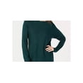 thumbnail image 2 of INC International Concepts Women's Shirttail Sweater Green Size X-Small, 2 of 3