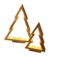 thumbnail image 3 of de Navidad de madera con luces, adorno para de Navidad, decoración de mesa para estantería, dormitorio, mesa, chimenea navideña., 3 of 8
