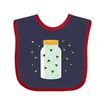 Inktastic Fireflies Summer Vacation Boys or Girls Baby Bib