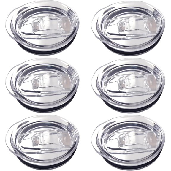 6 Pack 20 oz Skinny Tumbler Replacement Lids