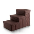 thumbnail image 3 of Precious Tails 3-Step Storage Foldable Cat Dog Pet Steps, 3 of 9