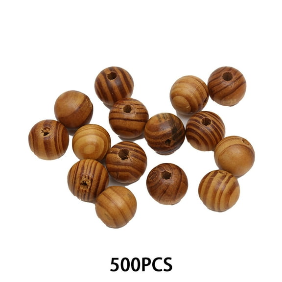 Designice Wooden Beads For Crafts Natural Wood Beads Wooden Beads Ideal For Diy Jewelry Beads For Bracelets