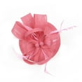 thumbnail image 5 of Baberdicy Fascinators Hats for Women Clearance！Wedding Casual Clip Women Hair Fascinator Headpieces Handmade Headband Fascinators Hats for Women Tea Party Pink, 5 of 8