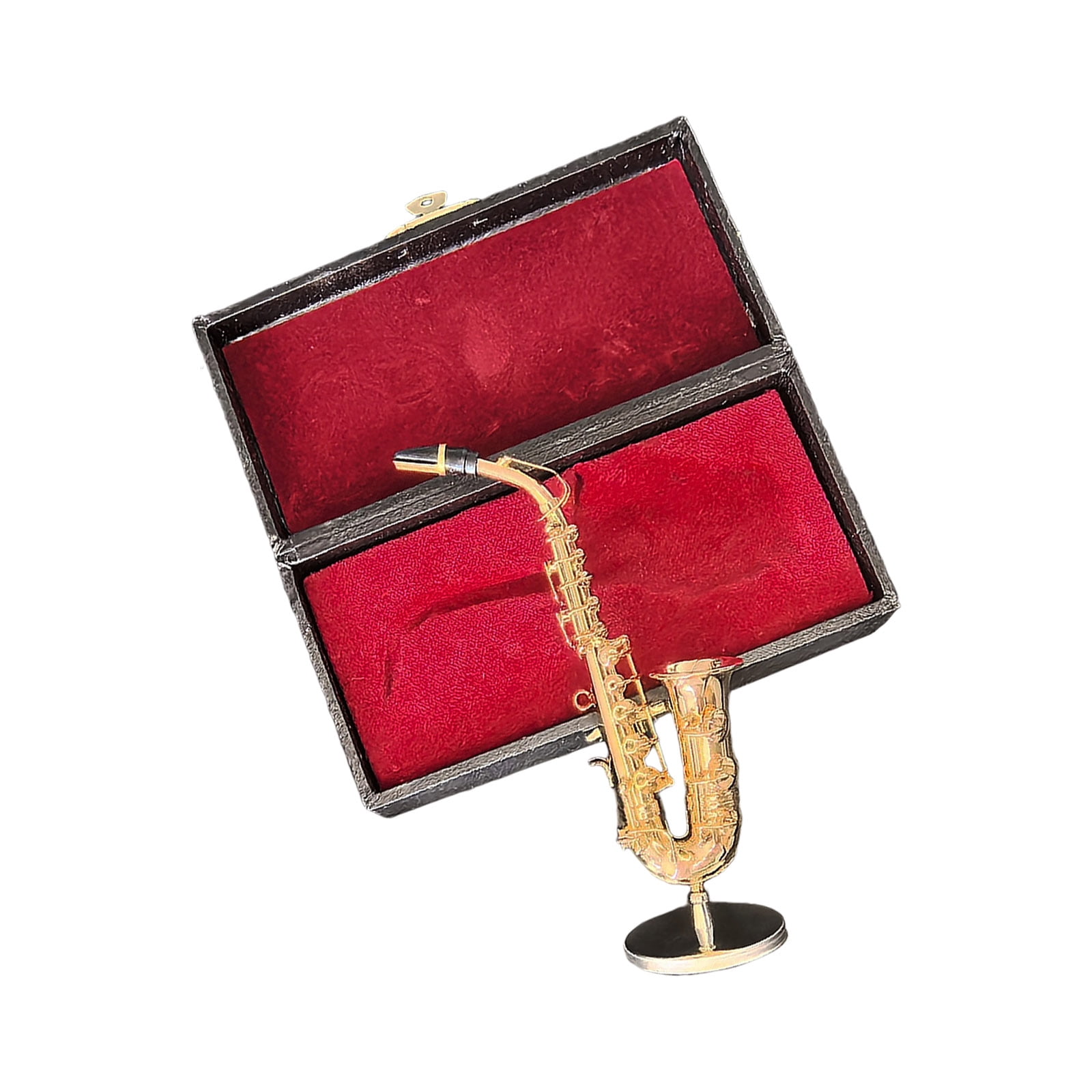 Handcrafted Altos Saxophone Brass Gold Plated Musical Instrument Decoration With Protective Case For Music Lover