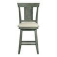 thumbnail image 4 of Weston Home Sheena Panel Back 24-inch Counter Height Wood Swivel Stool, Multiple Finishes, 4 of 6
