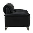 thumbnail image 4 of Acme Furniture Eilene Loveseat, Black Top Grain Leather, 4 of 6
