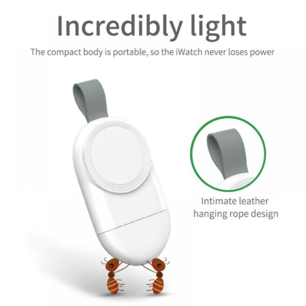 Wireless Charger Compatible for Apple Watch, 2 Pack Portable USB Magnetic iWatch Chargers Travel Cordless Charger Cable Cord Station Fast Charging for Apple Watch Series 6/5/4/3/2/1/SE