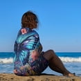 thumbnail image 3 of Wildflowers Butterfly Beach Towel, Microfiber Beach TowelsAbsorbent, Compact, Beach Blanket, Lightweight Towel for The Swimming, 3 of 7