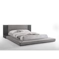 thumbnail image 2 of Modrest Jagger 102x96" Modern Polyester Fabric Eastern King Bed in Gray, 2 of 7