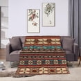 thumbnail image 4 of Southwest Aztec Western Throw Blanket Soft Flannel Blanket Warm Blankets Lightweight Tufted Fuzzy Flannel Fleece for All Seasons,Bed Couch/Sofa/Chair (Southwest Aztec Western, 50"×60"), 4 of 6