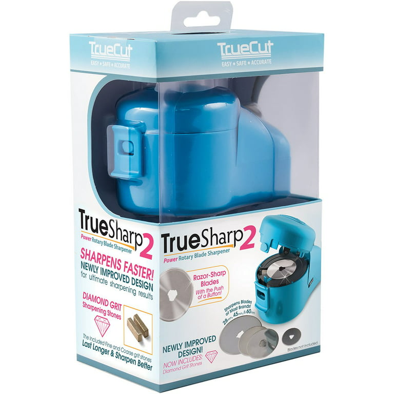 TrueCut TrueSharp 2 Electric Sharpener - Electric Sharpener For Rotary  Cutter Blades - Rotary Blade Sharpener - TrueCut TrueSharp Electric  Sharpener