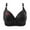 Z10-Black-bras for women, variant on Women's Push Up Bra BC Cups Breast Cancer Graphic Adjustable Straps Wireless Comfort T-Shirt Bras Full Support