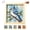Blue Bird, variant on No-Sew Kinusaiga Fabric Art Kit, DIY Relaxing Handmade Art Project for Adults, Textile Craft Wall Decor Craft, Halloween Christmas Fall Gifts,Brown Bird