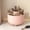 Pink, variant on Lunxisen 1 Pcs Desktop Rotating Makeup Brush Organizer, Cosmetic Storage with Spinning Base, Vanity Desk Dresser Organizer for Brushes Lipstick, Beauty Counter Display Case