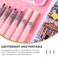 thumbnail image 5 of Writing Brush Painting Water Injection Pen Plastic Classroom Prize Watercolor Art Student Major Fountain 3 Pcs White, 5 of 6