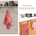 thumbnail image 3 of Dreamtimes Red Flamingo Bird Silhouettes Hand Towels 2 PCS, Valentine's Day Kitchen Towel Ultra Soft and Highly Absorbent,Decorative Fingertip Face Towel for Bathroom Hotel, 28.3"x14.4", 3 of 6