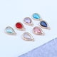 thumbnail image 3 of Jumpingount Pendientes colgantes para niña, pendientes, colgantes, decoración de adorno delicado brillante, joyería hecha a mano Ropa, zapatos y accesorios Miscelánea lago azul Jumpingount AP015717-01, 3 of 6