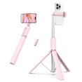 thumbnail image 1 of Trípode para selfies ATUMTEK 55 con control remoto Bluetooth, color rosa, 1 of 7