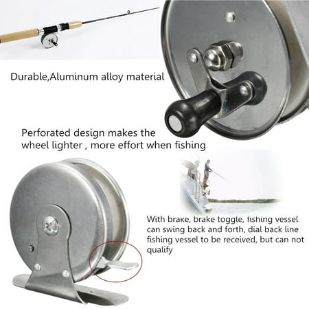 M.way Gear Spinning Reel Aluminum Alloy Saltwater Sea Ice Fishing Spinning Reels Gear High Speed 4#/70m for Saltwater and Freshwater