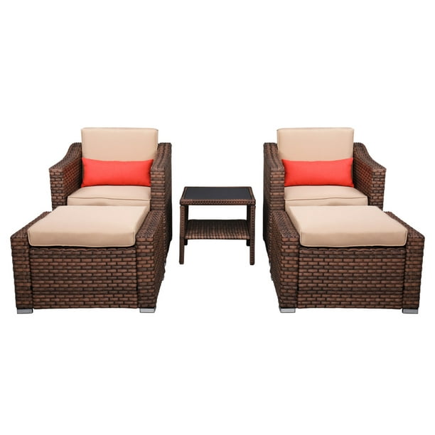 Finance Select Wide Rattan Double, Finance Outdoor Furniture