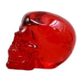 thumbnail image 5 of Occult Witchcraft Shrine Blood Red Acrylic Resin Translucent Skull Figurine 6"L, 5 of 8