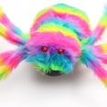 thumbnail image 6 of Simulation Big Spiders, 30 Inch Colorful Outdoor Indoor Decorations Spider Ornament, Simulation Plush Spider Ornament, Halloween Haunted Party Decorations Supplies, 6 of 7