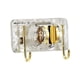 thumbnail image 4 of Soporte de ducha, accesorio de baño con dos ganchos para baño, hotel Oro, 4 of 9