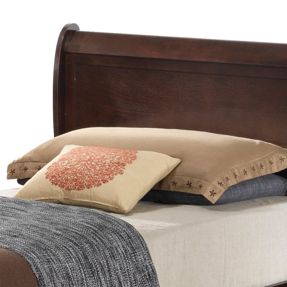 Glory Furniture Louis Phillipe Twin Bed in Cappuccino Color