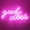 Pink, variant on Good Vibes Neon Sign Ice Blue, Cool LED Light for Wall Decor, Game Room, Man Cave, Bar, Streamer Setup, USB Powered Gamer Gift, 16.1x8.3 Inch