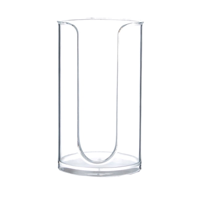 Less Than 5 Rack Plastic Small Compact Disposable Paper Cup Dispenser Mouthwash Rinsing Cups Storage Holder for Bathroom Vanity Countertops