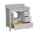 thumbnail image 6 of Abbey 36" Bathroom Vanity with White Cabinet and Quartz Top, 6 of 6