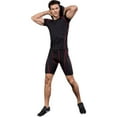 thumbnail image 5 of Active Men's Compression Short Sleeve Athletic T-Shirt with Moisture-Wicking Stretch Fabric for Training and Workouts - Small, Red, 5 of 6