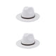 thumbnail image 1 of Guardurnaity Sombrero con hebilla de cinturón Gorras de ala ancha Lana para mantener el calor Niños al aire libre Type4 NO4, 1 of 6
