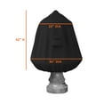 thumbnail image 3 of COVERS&ALL Fountain Cover, Made of 12 Oz Cover Max Fabric, Waterproof & UV Resistant, Ideal for Moderate Weather (36" Dia x 42" H, Black), 3 of 7