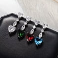 thumbnail image 5 of QQTDFG Fashion Cubic Zirconia Dangle Drop Earrrings Women 925 Silver Jewelry Gift-#2, 5 of 9
