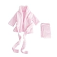 thumbnail image 1 of Newborn Bathrobe Pure Cotton Thickened Baby Photo Bathing Suits Photo Garment (Pink Suitable For 0-1 Month Baby), 1 of 4