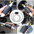 thumbnail image 3 of Manual Liquid Siphon Pump Hand Operated Transfer Tool 1.5M Hose with Squeeze Bulb for Water Gas Oil Marine Automotive Use, 3 of 4