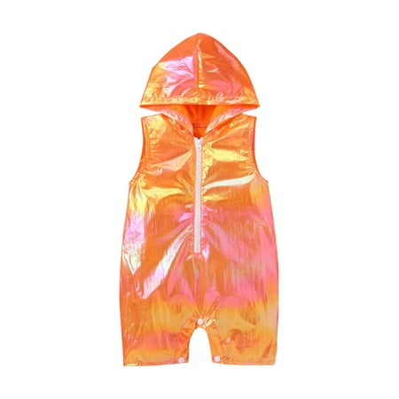 

TAIAOJING Baby Romper Zipper Colorful Girls Sleeveless Boys Jumpsuit Sun-proof Girls Romper&Jumpsuit One Piece Outfits 9-12 Months