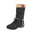 thumbnail image 1 of CEHVOM Thick Heel, Comfortable, Non-slip, Wear-resistant And Warm Strap Middle Tube, 1 of 4
