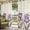 beige, variant on 1 Panel Outdoor Curtains for Patio Waterproof 54"x84", Purple Iris Weatherproof Privacy Outsides Curtains, Spring Vintage Butterfly Leaves Flowers Beige Grommet Thermal Drapes for Cabana Porch