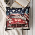 thumbnail image 3 of YINGXI Throw Pillow Covers, USA Flag for Sofa Couch 22x22in, 3 of 5