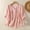 Pink, variant on Qulqfy Cotton Linen Blouses for Women Casual V-Neck Short Sleeve Solid Embroidered Spring Pink Summer Tops for Women 2026 M