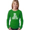 thumbnail image 1 of Girl's Word Art Long Sleeve - Dogs and Cats, 1 of 2