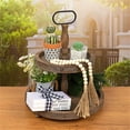 thumbnail image 5 of PVC Book Stack Ornament with Wooden Beads for Desktop Decor Realistic, 5 of 5