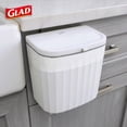 thumbnail image 2 of Glad Roomate Under Counter Kitchen Bin 7L / 1.8G White, 2 of 6
