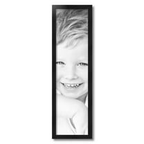 ArtToFrames 8" x 30" Black Picture Frame, 8x30 inch Black Wood Poster Frame (WOM-5141)