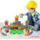 thumbnail image 2 of Bloques de construcción Juego de bloques de construcción para niños de 100 piezas con bolsa de almacenamiento Bloques de construcción entrelazados para niños pequeños y niños Diversión y juguete, 2 of 5